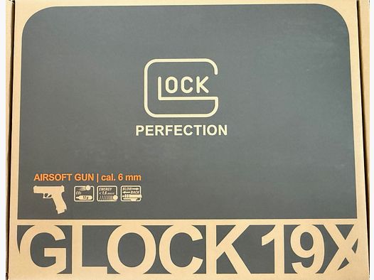 Glock 19X - Airsoft | inkl. 15 Walther CO2 Kapseln