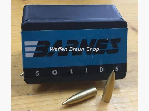 Barnes Solids .257, 90gr. proyectil de punta