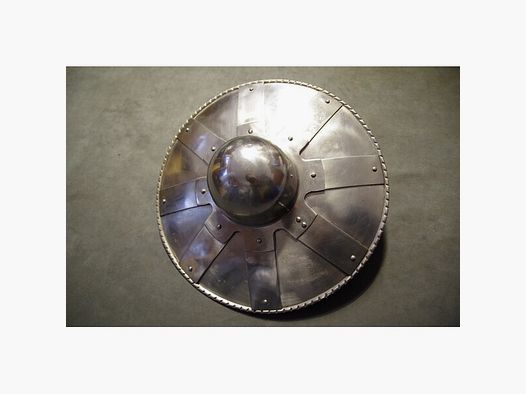 Schaukampf Schild Buckler mit Metall Beschlägen Mittelalter Schaukampf