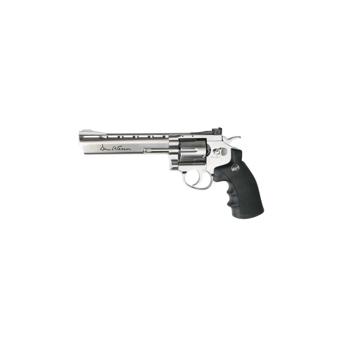 Dan Wesson Silver 6 Inch Revolver Full Metal Co2 -F-
