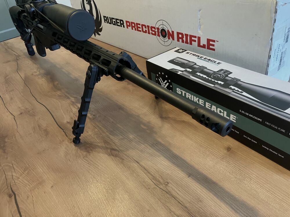 Ruger Precision Rifle inkl. Vortex 5-25x56 Strike Eagle und Zubehör	 6,5mmCreedmoor