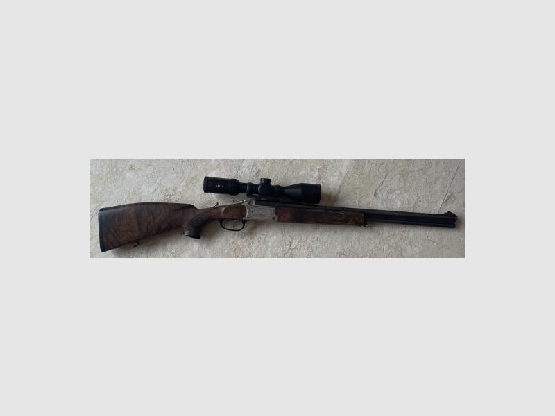 Blaser / Sauer Mod. BS 97 Luxus, Kal. .30 R Blaser ; 6,5x57 R, Leica Fortis 6 2-12x50