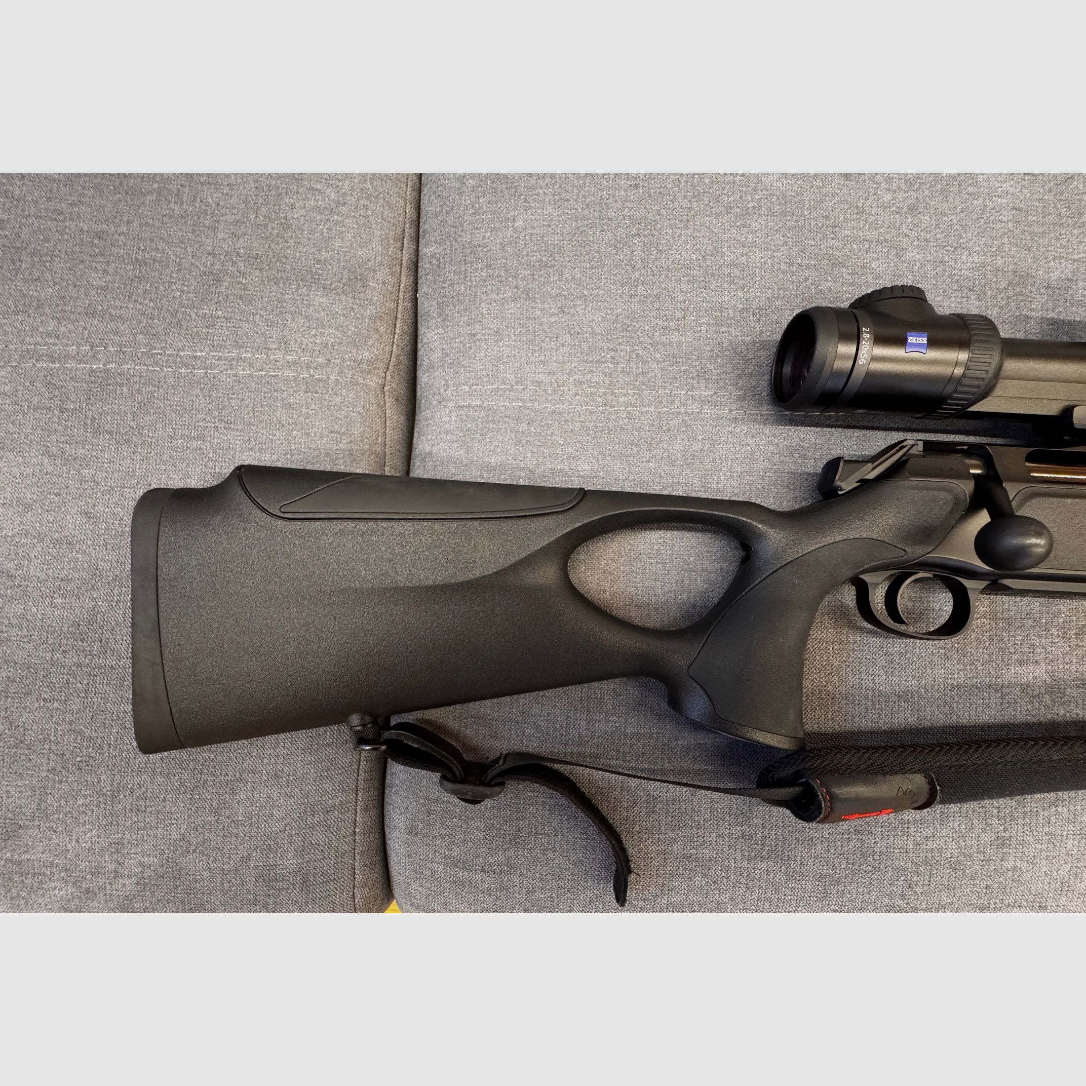 Sauer 505 Synchro XT 6,5 PRC, longitud del cañón 560mm cañón pesado de 19mm estriado incluido silenciador SVEMKO Magnum