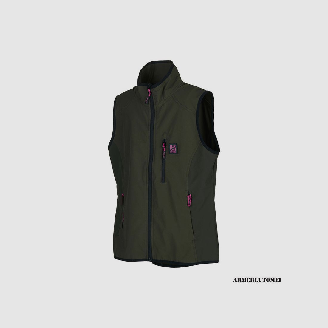 Vest – Women – Univers – Hunting elastic outdoor green/fuchsia, image 4 of 4