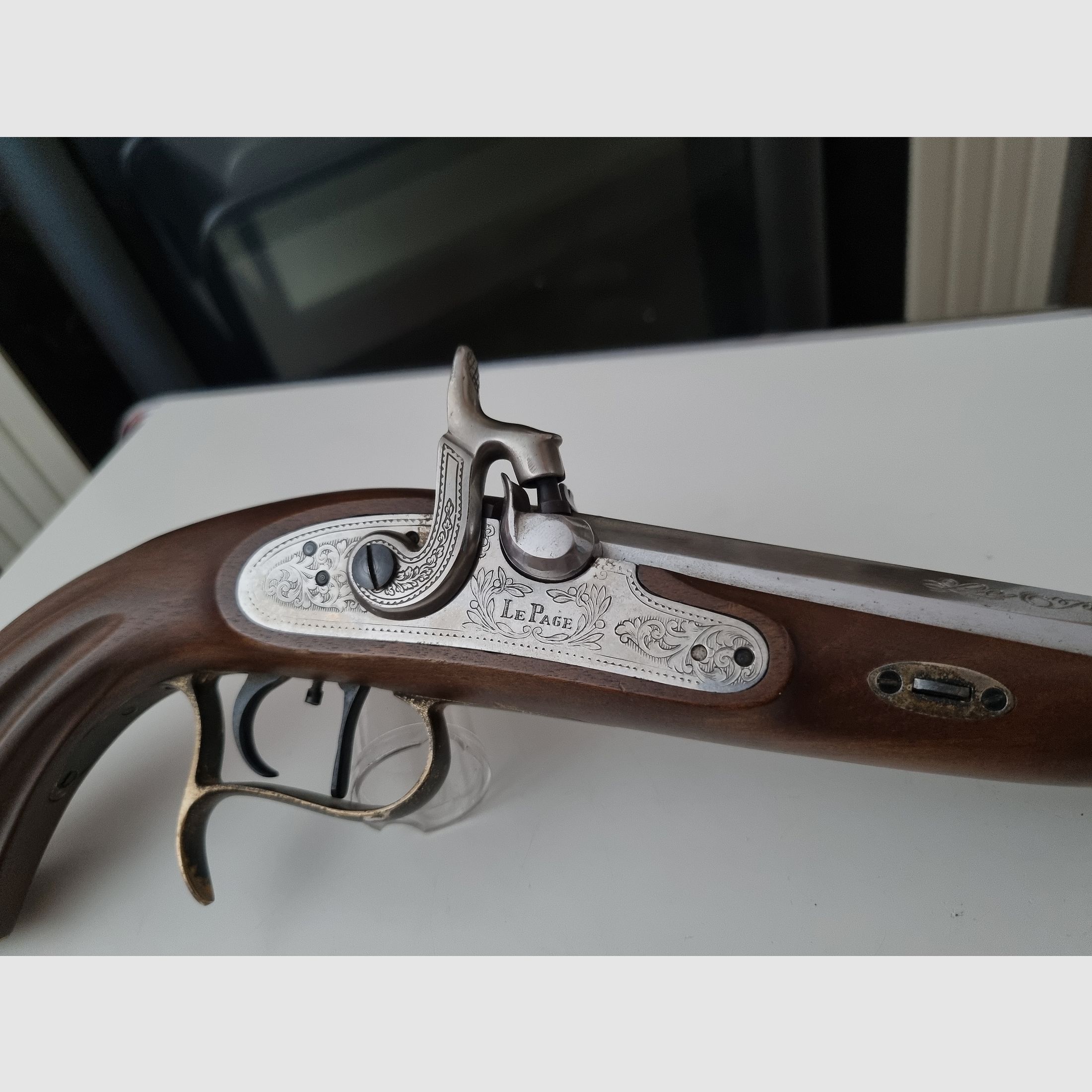 Front-loading pistol Armi Sport, model: Le Page LePage, caliber .45