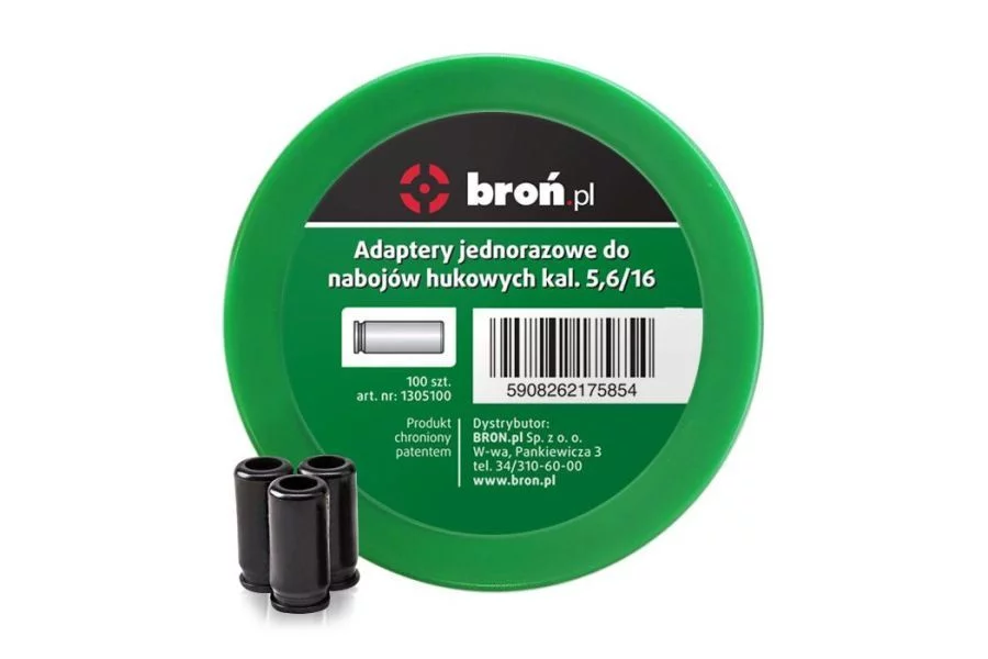 Adaptadores desechables para cartuchos 5,6/16 para Phantom, Fantom – 100 unidades, imagen 2 de 2
