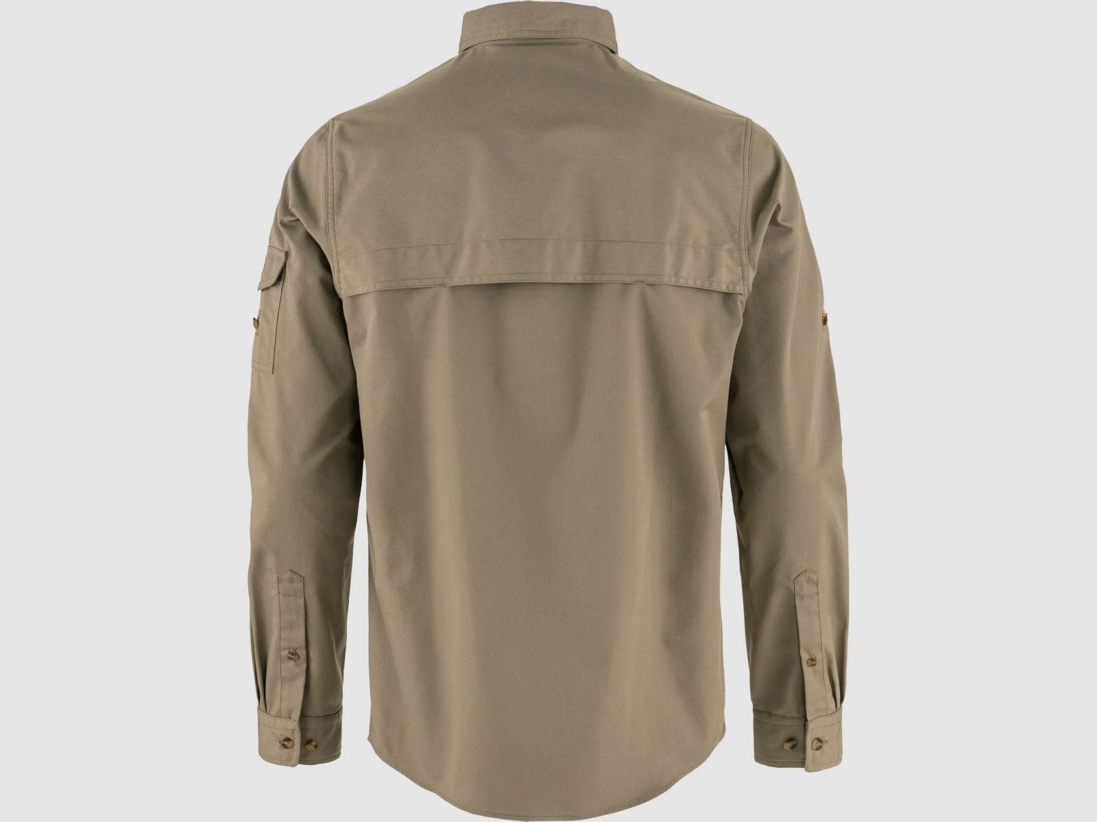 FJÄLLRÄVEN Trekking Shirt LS Suede Brown