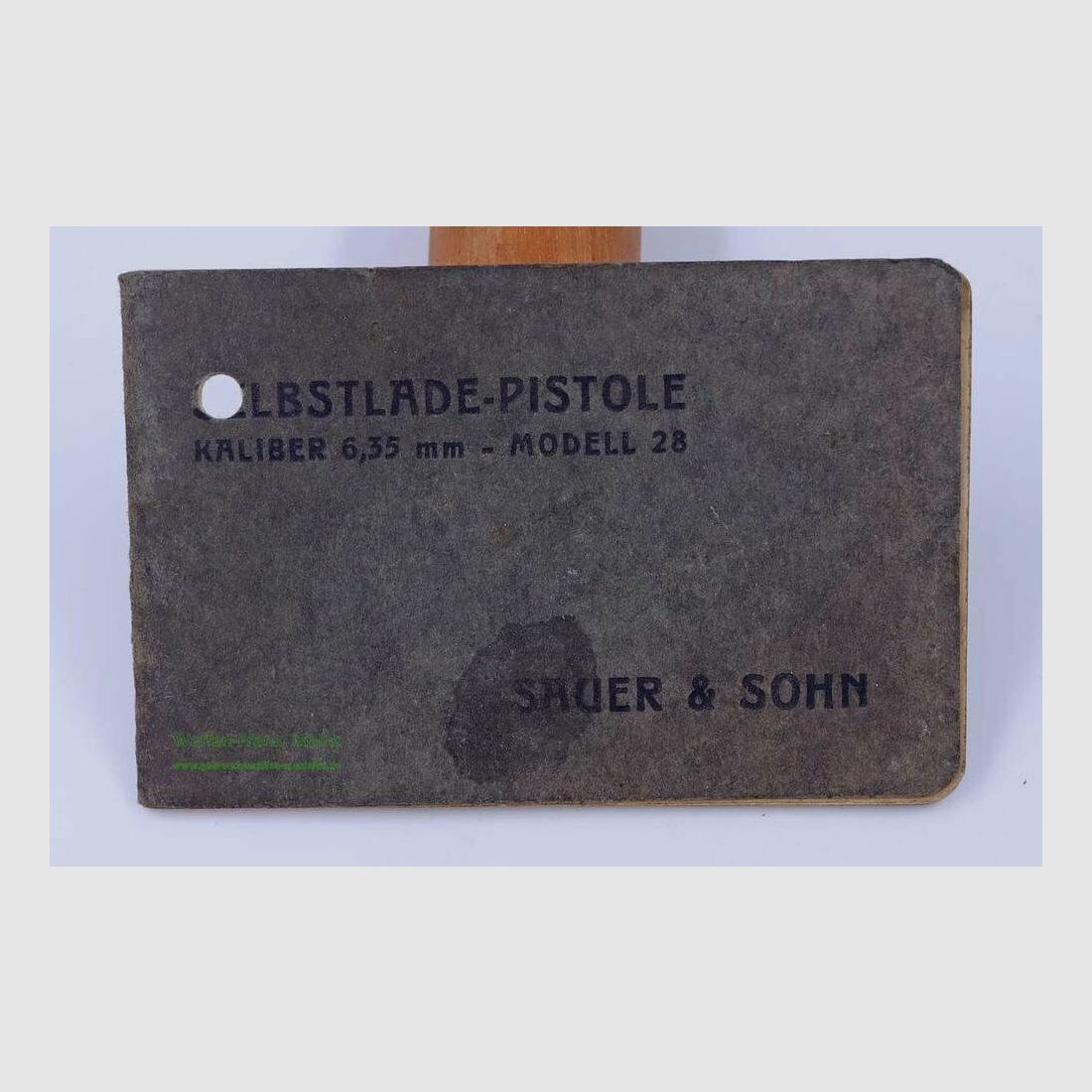 Sauer & Sohn/Suhl Manual, Original Model 28, Cal. 6.35mm