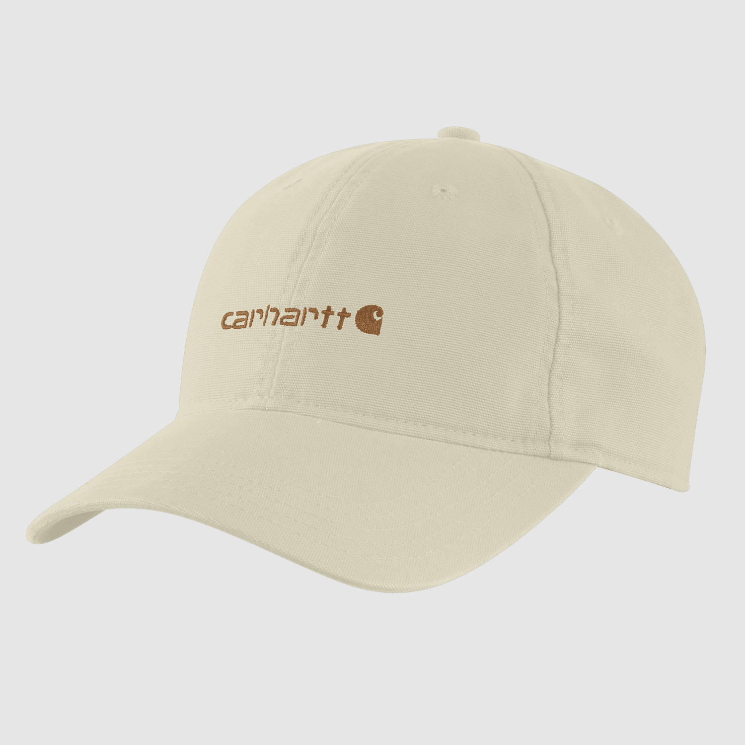 Carhartt Canvas Embroidered Graphic Cap Women Undyed Ecru
