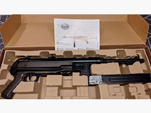 Légendes MP40 Allemand - 4,5 mm acier BB Co2 - NEUF !