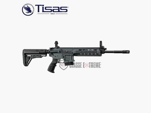 AR15 Piston Geweer TISAS ZPT 556 14,5'' Kal 223 Rem Grijs