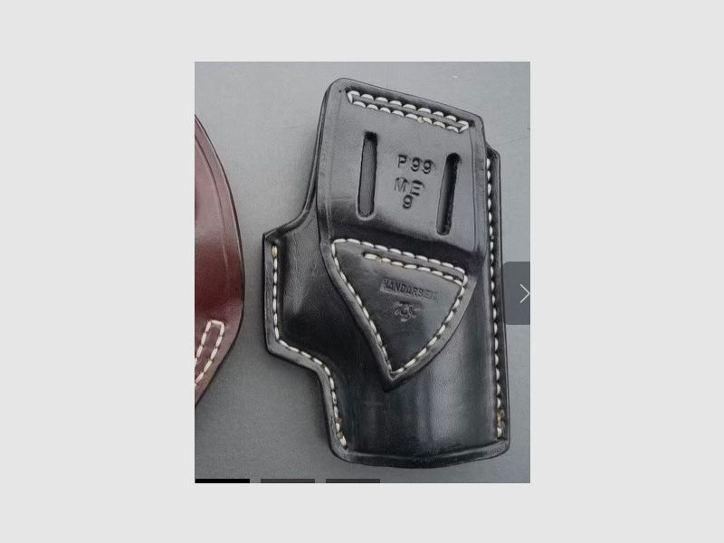 HKDesign Holster Art. Nr. 005, quick-draw holster with sewn-in leather corn rail P99, left-handed, image 2 of 8