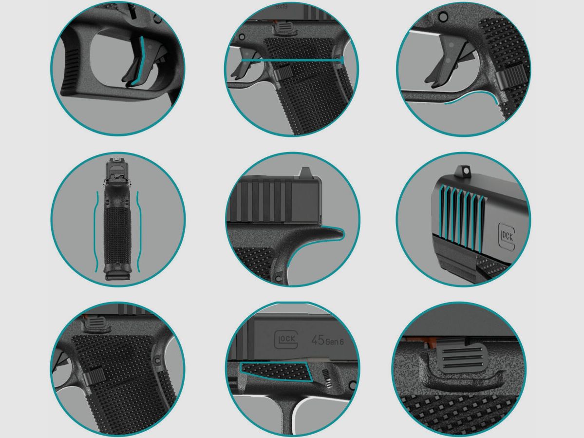 GLOCK 45 Gen6 A-CUT Combo with Aimpoint COA, image 6 of 6