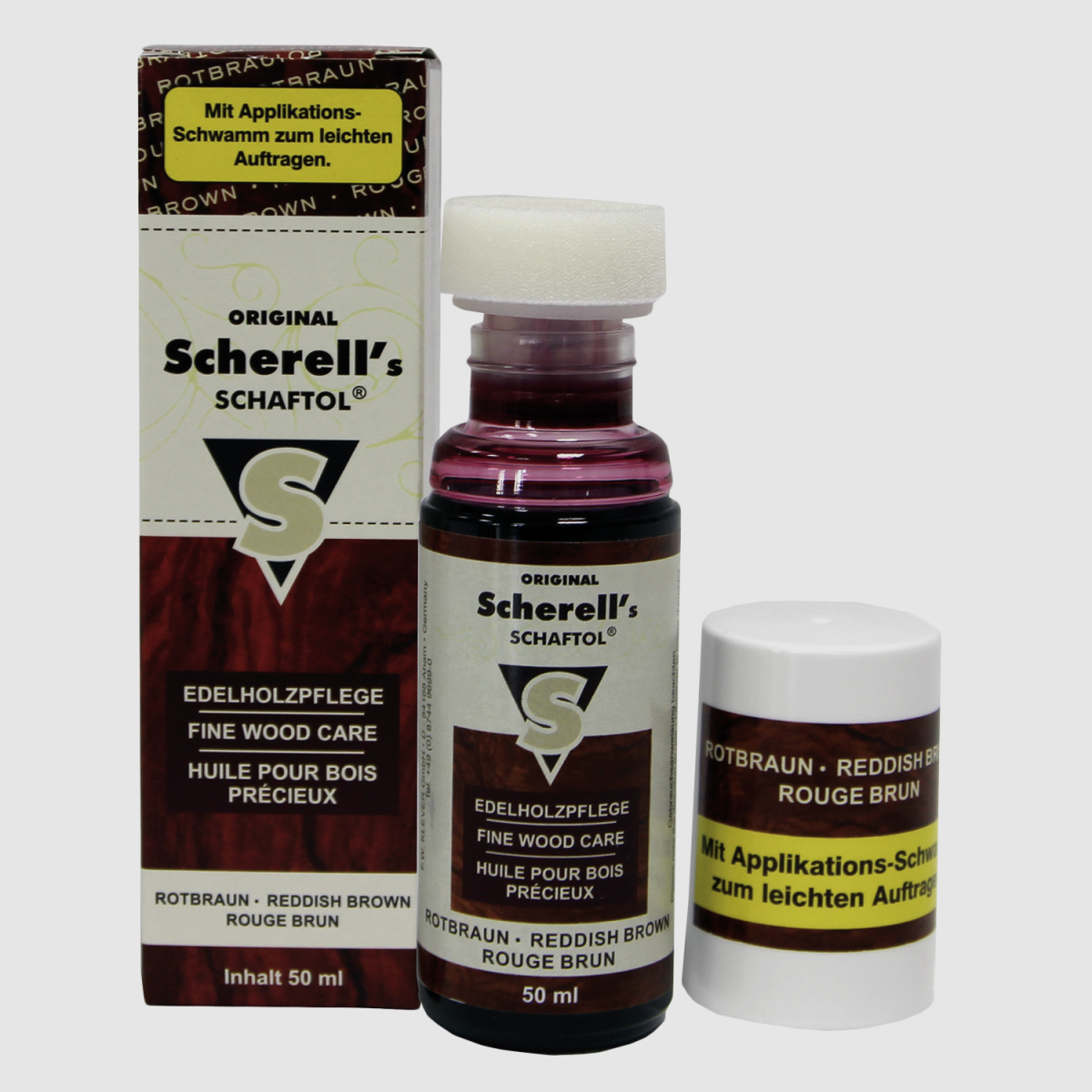 Sherell’s huile pour crosse de fusil brun rougeâtre