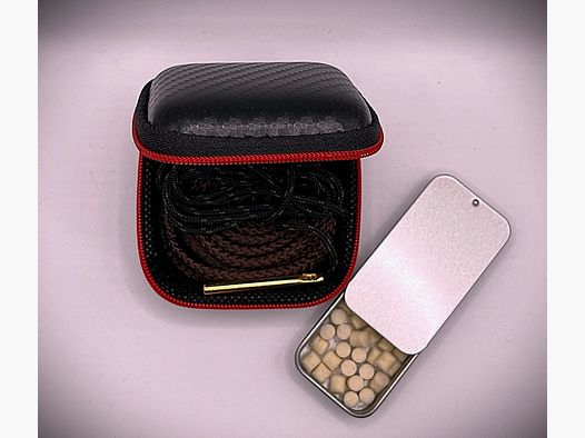 Waffenreinigung Set Laufreinigungsschnur Luftgewehr CO2 .17 Cal / 4,5mm + Reinigungsfilze