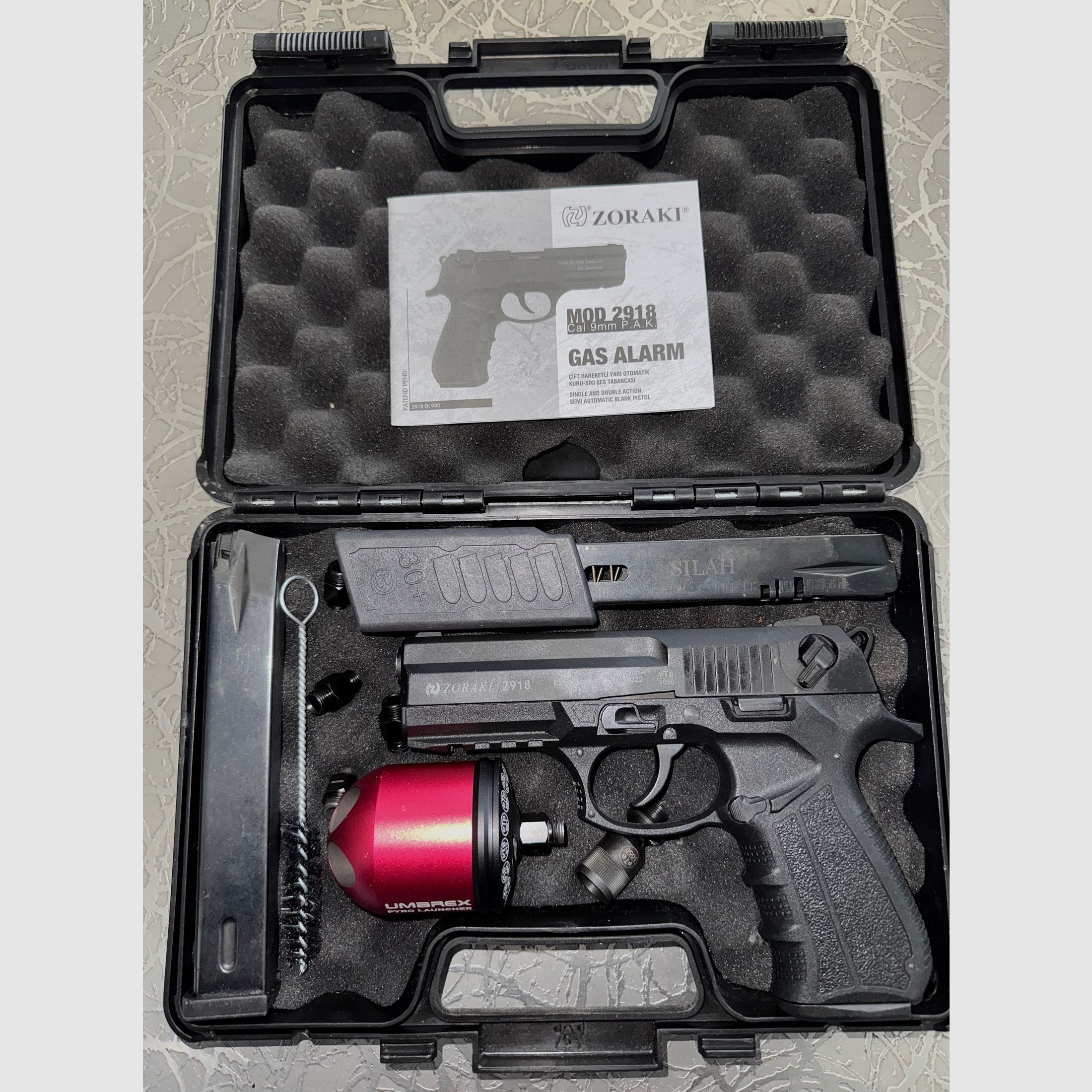 Zoraki 2918 komplett Set
