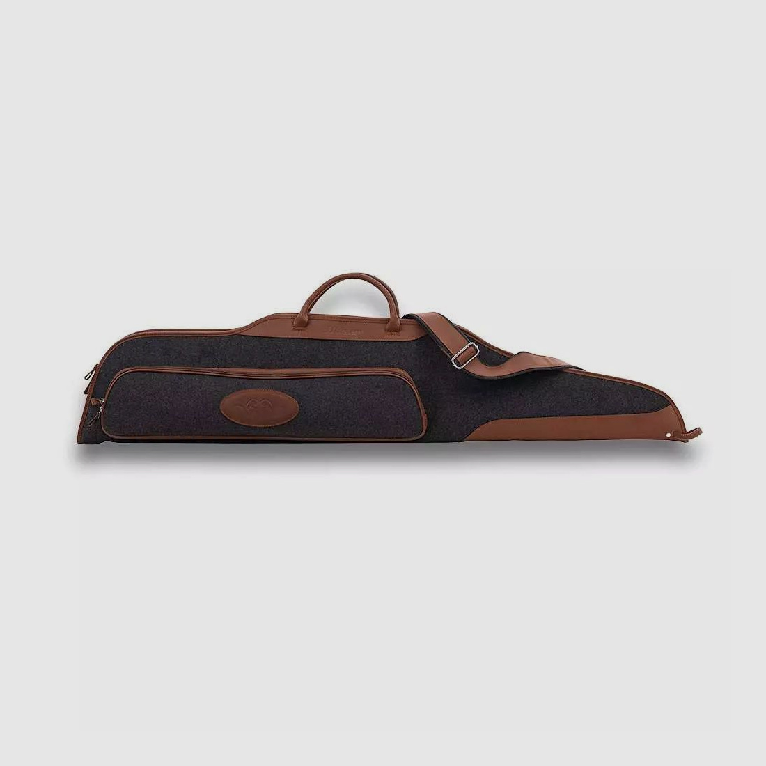 Blaser case Loden leather rifle 128cm