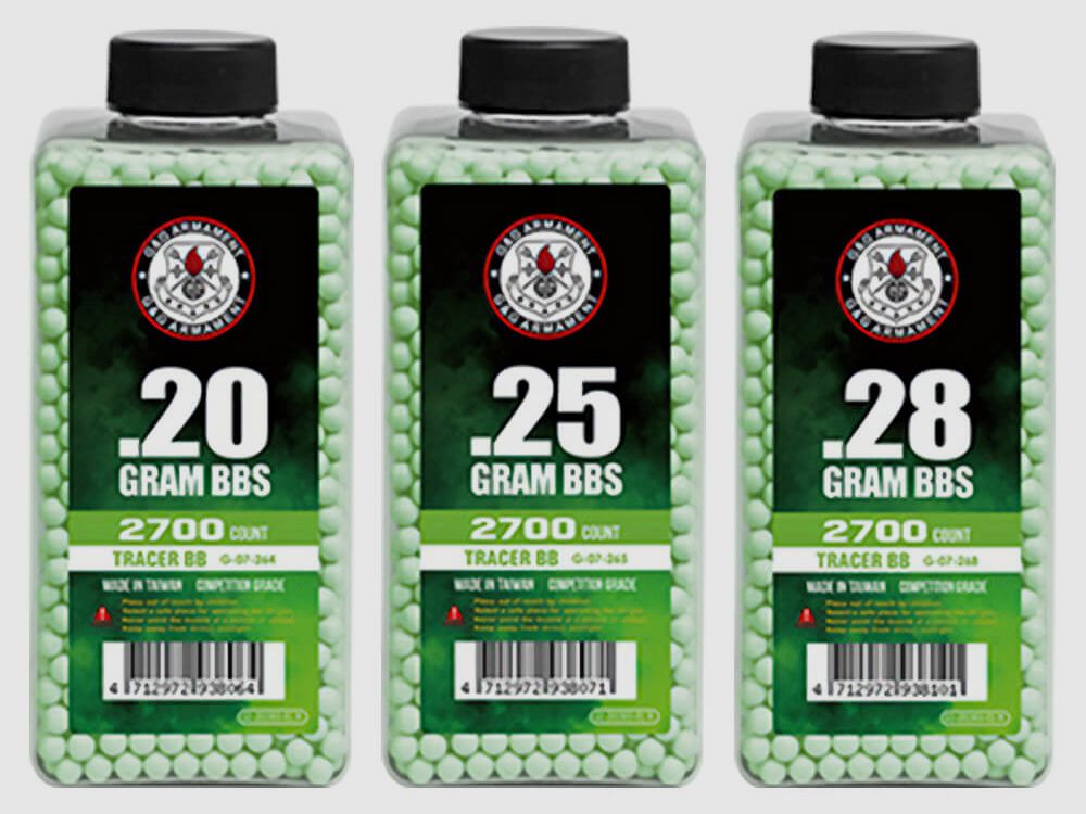 G&G BBs G&G Tracer Grün 2700 Stk. — 0,28