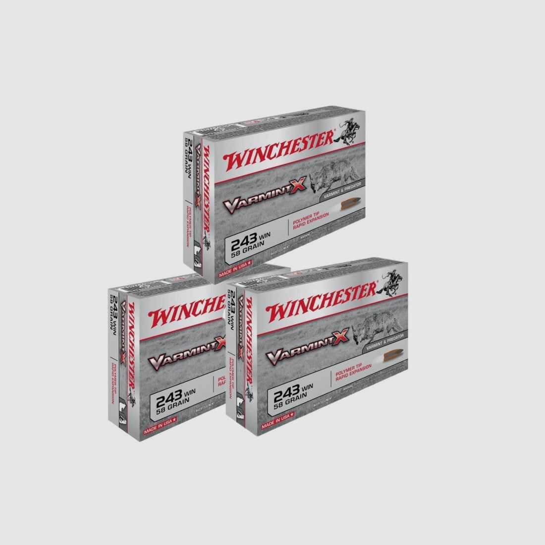 Balles Winchester Varmint X - Cal. 243 Win, image 5 sur 6