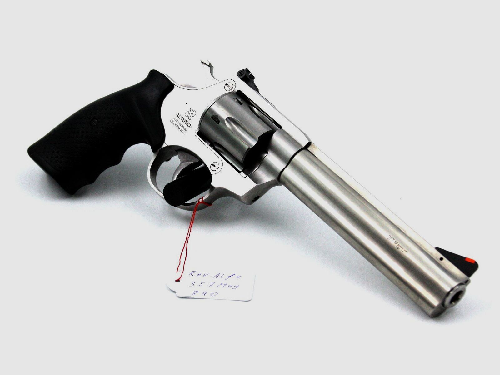 Revolver Alfa Steel 3561, Stainless, .357 Mag., 6″ Lauf, verstellbare Visierung