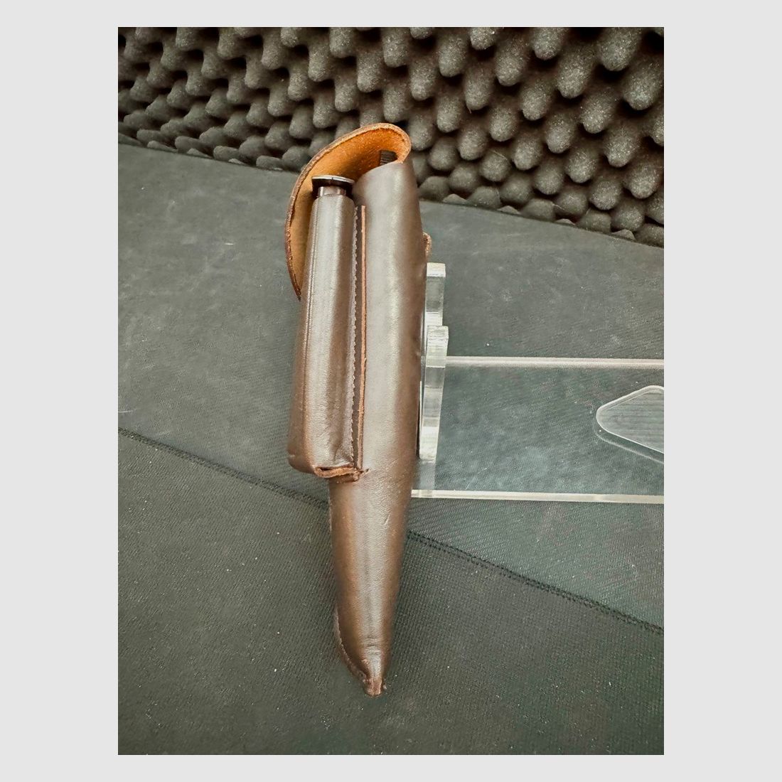 Gürtelholster, dunkel braun, Walther P38, neuwertig mit Magazintasche