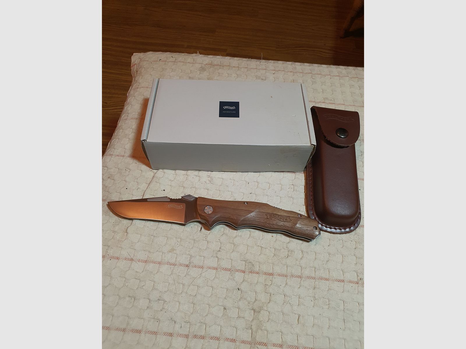 Walther AFW Einhandmesser - Adventure Folder Wood