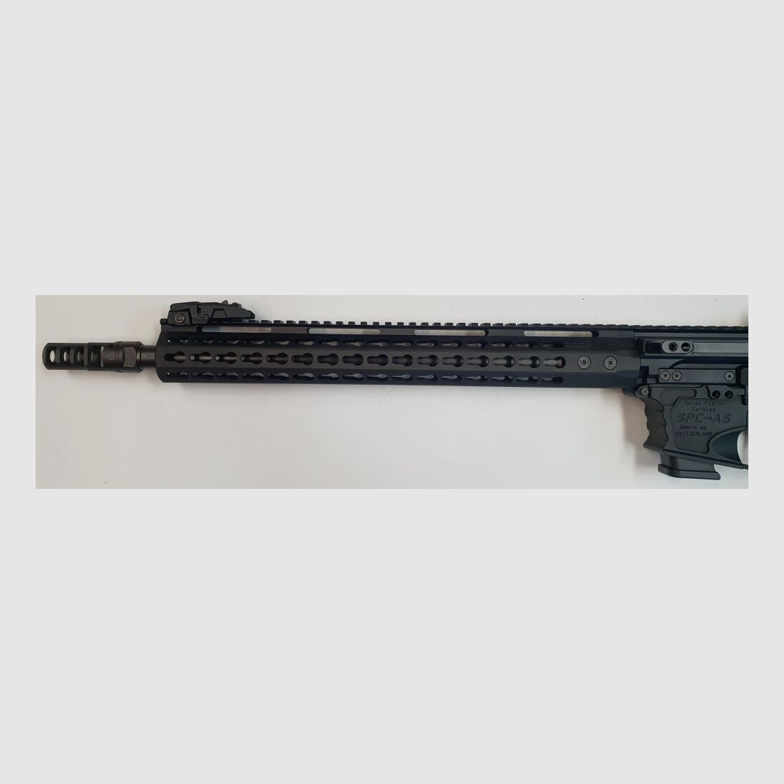 GWMH AG Karabin Samopowtarzalny GWMH SPC-HUNTER A5 17" (SWISS PISTOL CARBINE) CZARNY Kal.9x19 AR15 Glock Magazyn