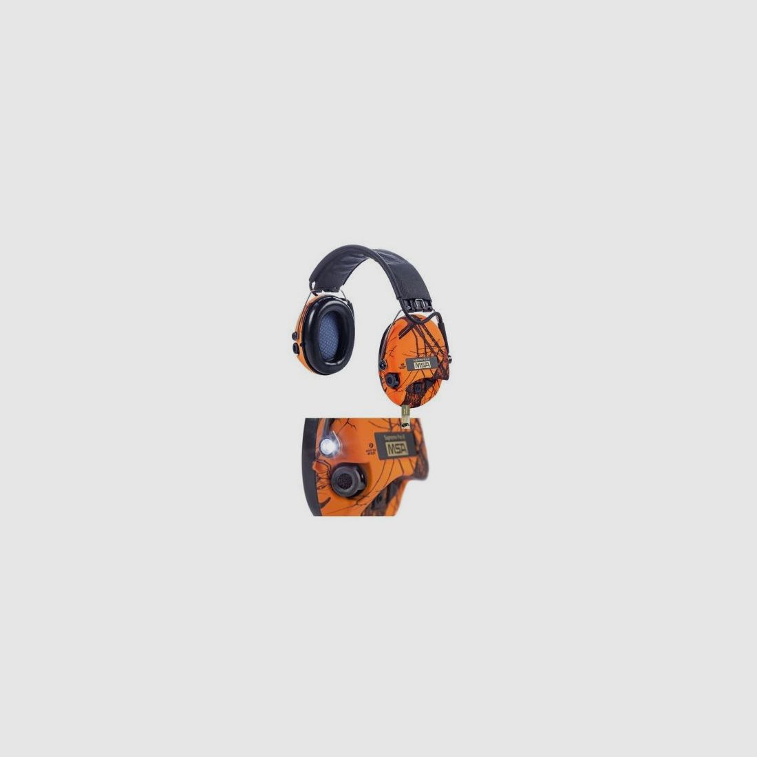 MSA CUFFIE SUPREME PRO X LED ORANGE, immagine 1 di 3