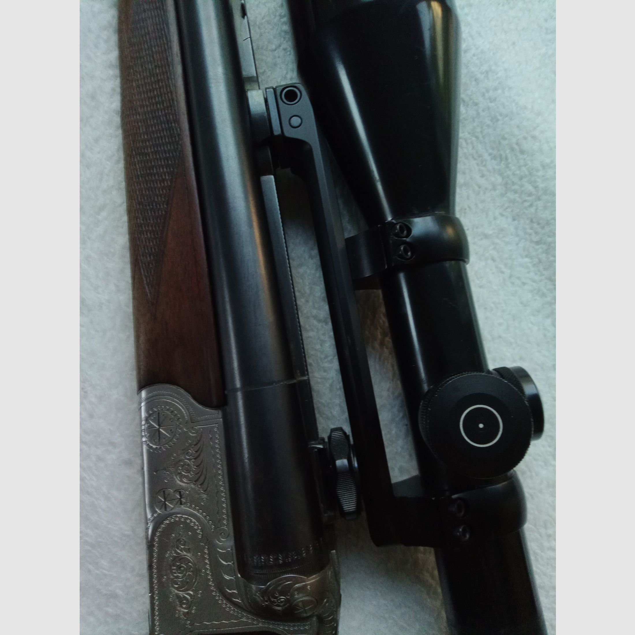 Krieghoff Bohrung, 7x65R - 16/70 - .22 Hornet, Schmidt & Bender 2,5-10x56 Abs.4 LP