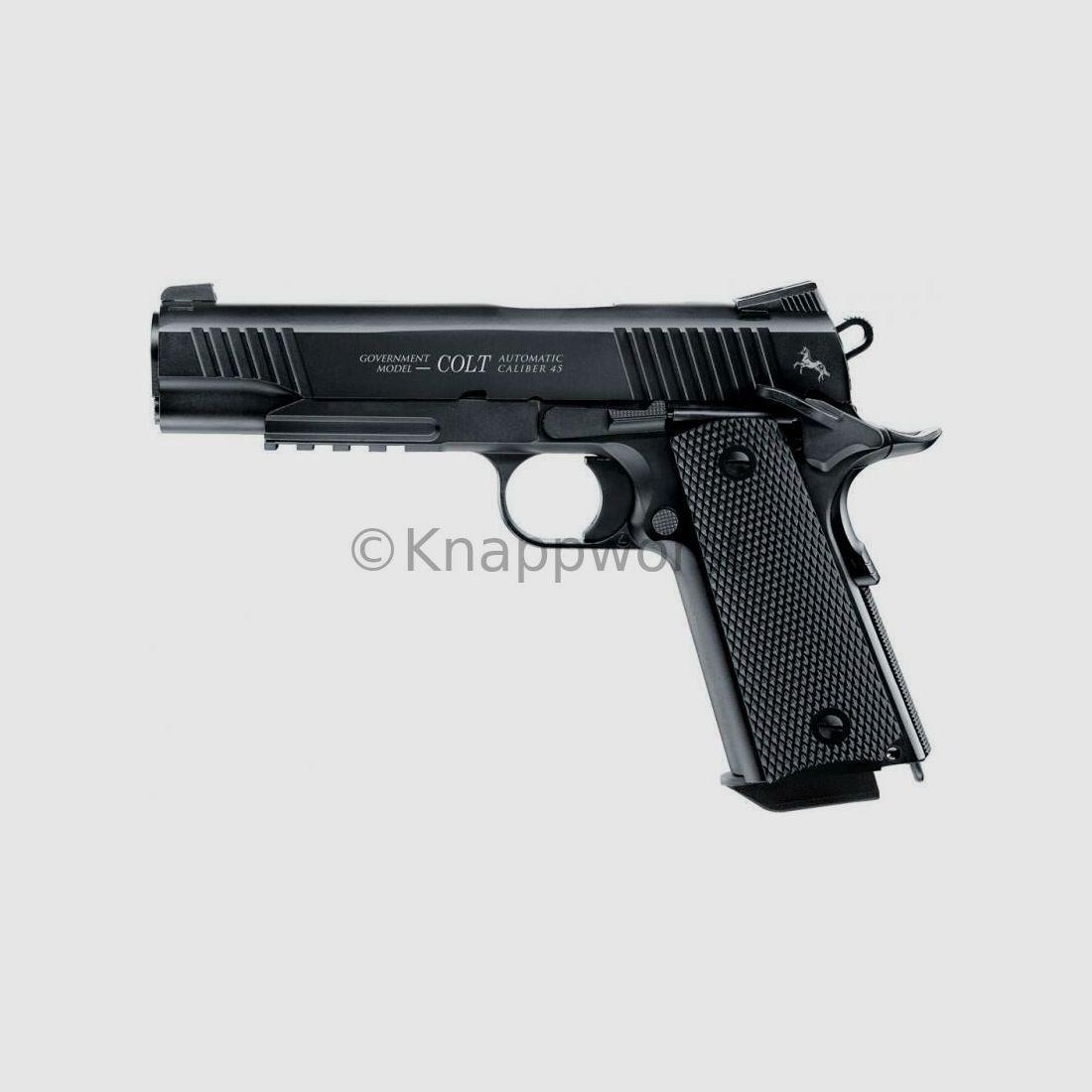 Umarex Luftpistole Colt M45 CQBP CO2 schwarz, 4,5mm Blowback