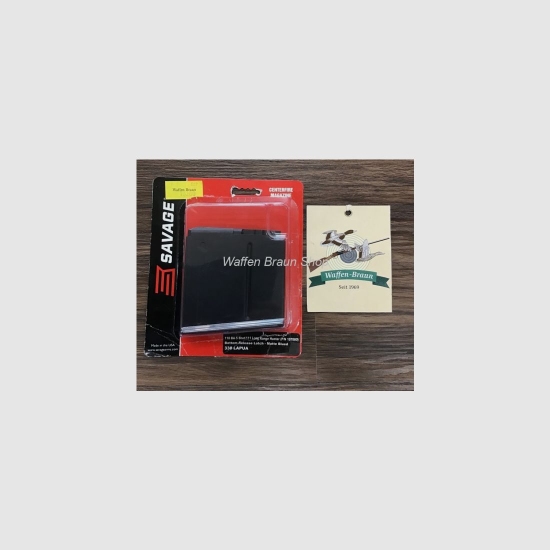 Magazin SAVAGE 55190 MAGAZINE 5 Schuss MATT .338 LAPUA F.MOD.110BA, BA STEALTH, 110,111 LONG RANGE