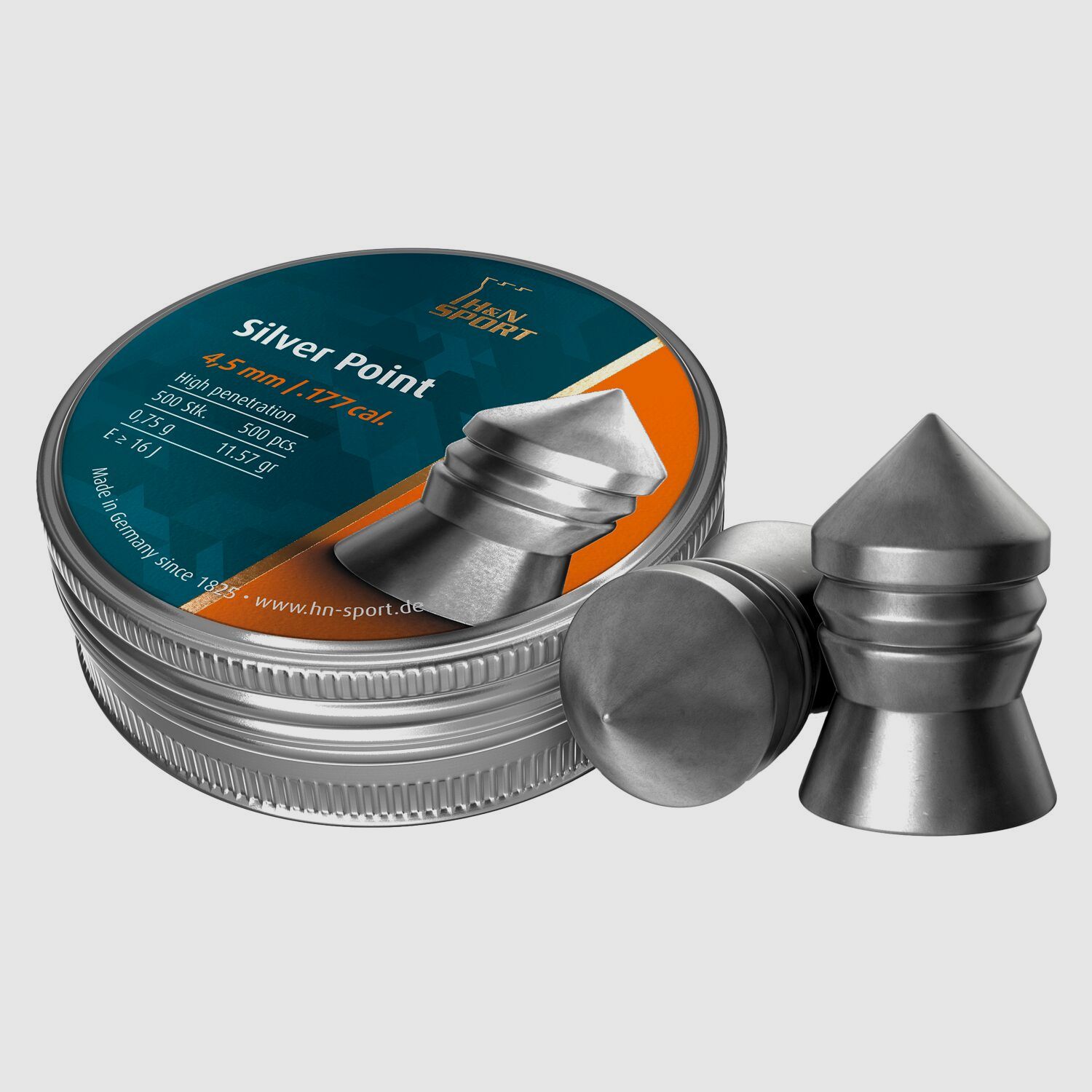 H&N Diabolo Silver Point 4,5mm (.177) - 400 szt.