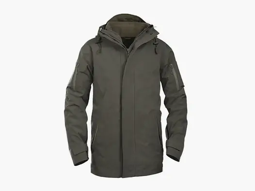 Mil-Tec Kurtka Przeciwdeszczowa Ochrona przed Wilgocią z Kurtką Fleece Gen. II - Flecktarn / 3XL