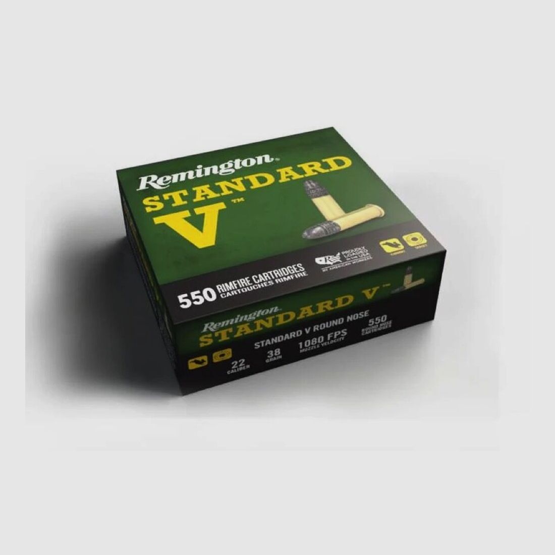 Remington SV LRN 38grs 550St .22lr