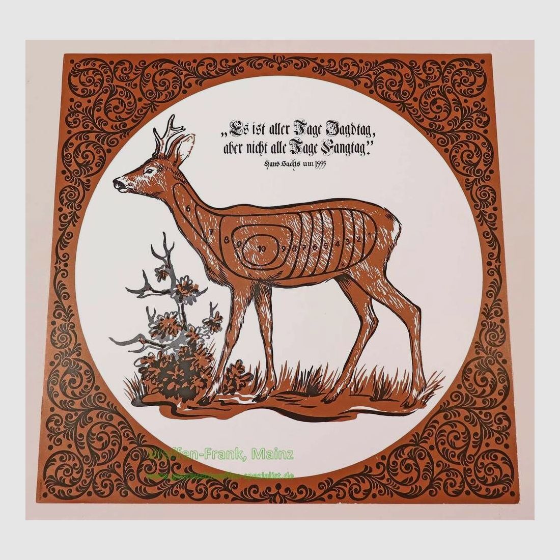 Allemand, fabricant inconnu Plaques d'honneur diverses impressions artistiques