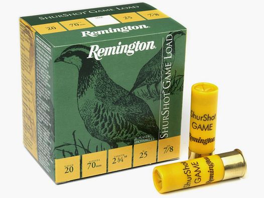 Jagdkartuschen 20/70 REMINGTON Shurshot 25gr. P-5
