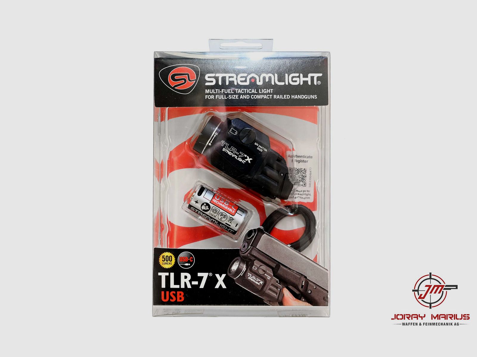Streamlight TLR-7X USB Waffenlampe, 500 Lumen