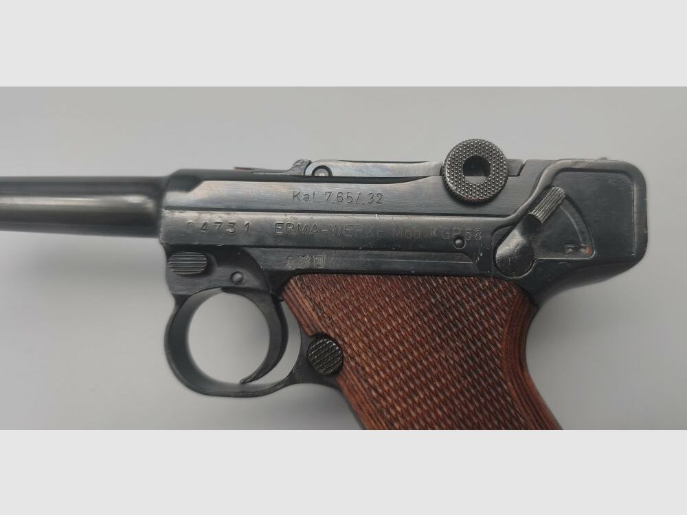 Erma KGP68 Miniatur P08 Kniegelenkpistole 7,65mmBrowning