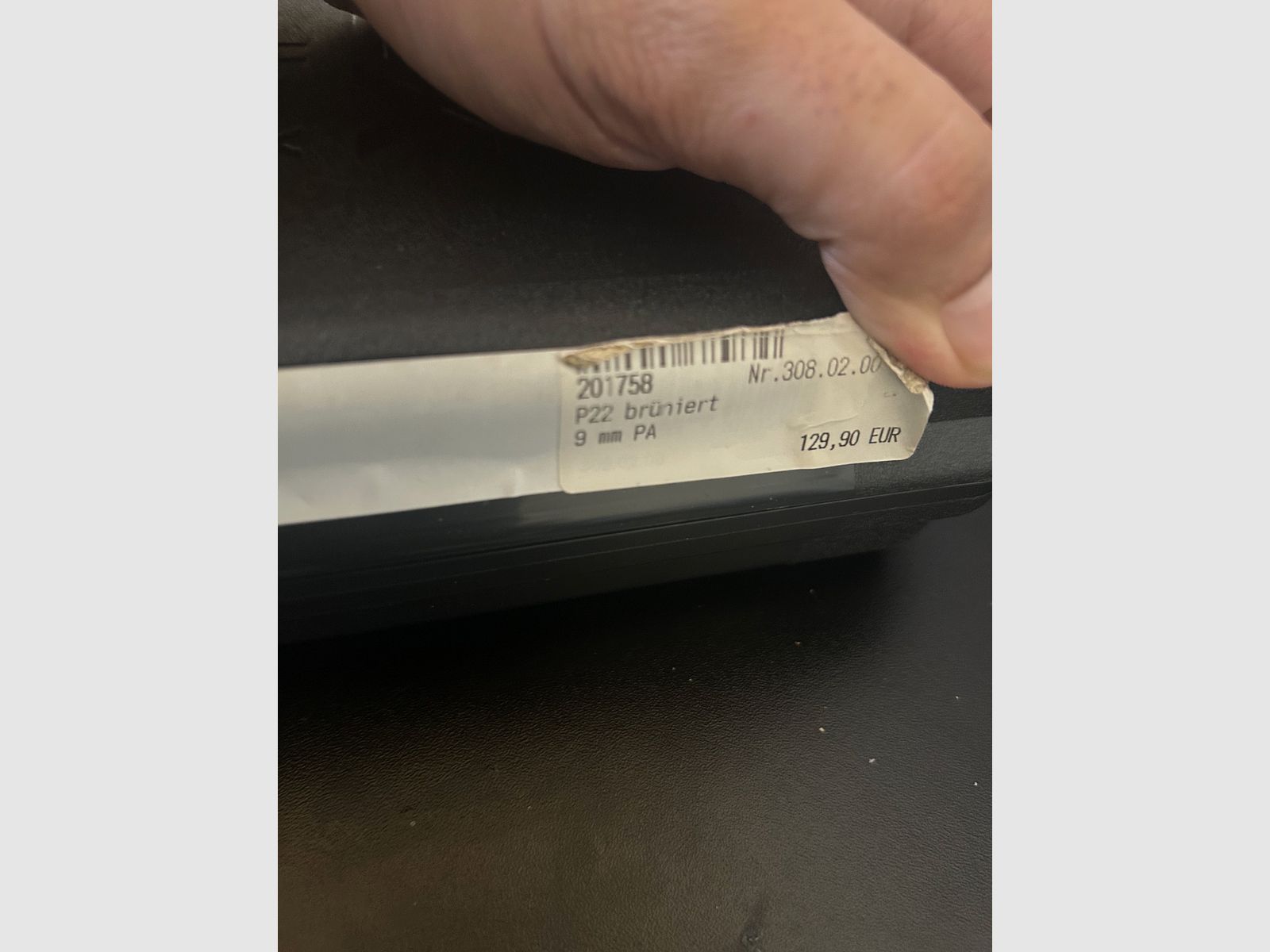 Half-functioning blank-firing Walter P22 BLK