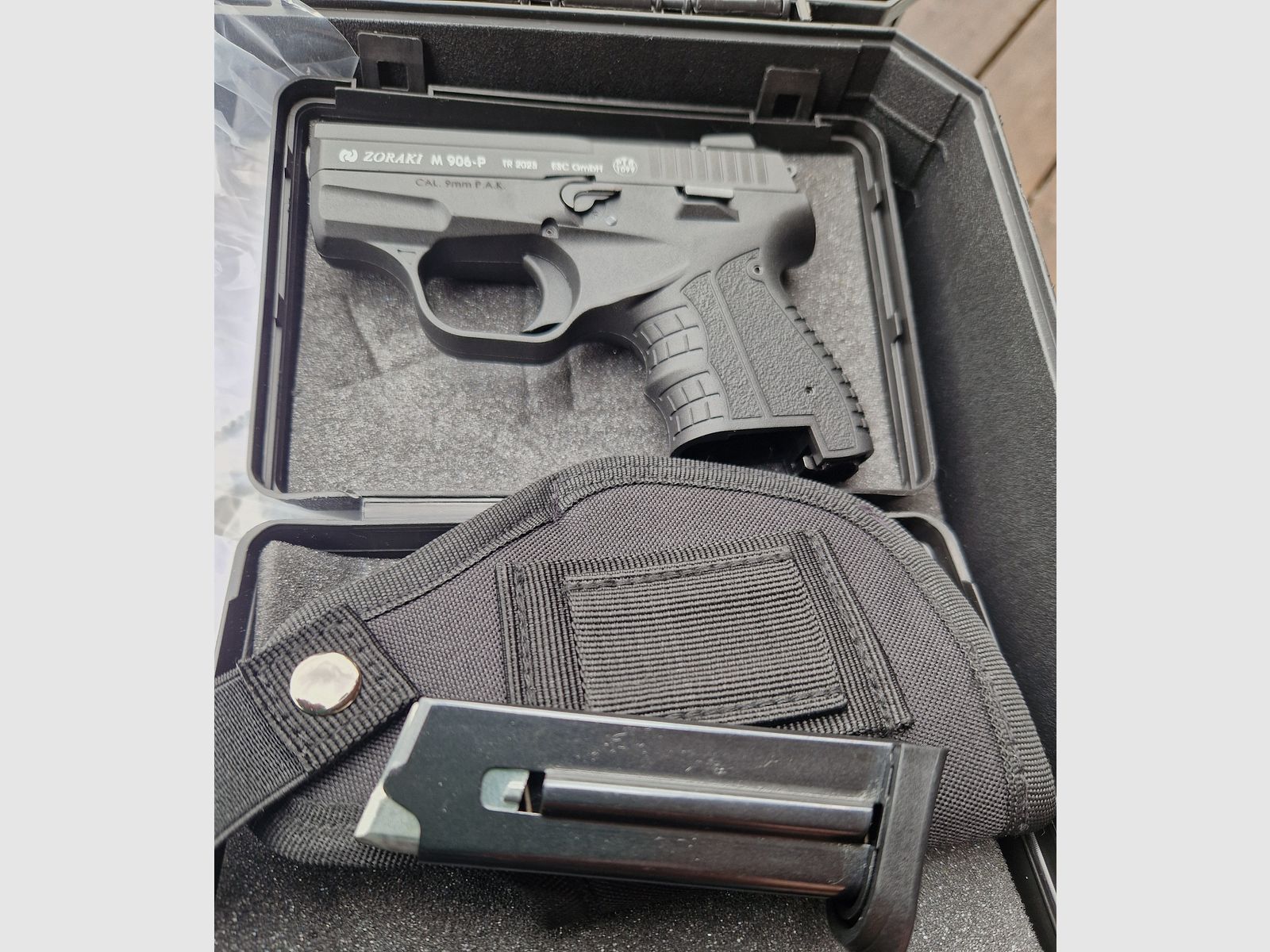 Zoraki 906 pistolet à blanc/gaz comme neuf