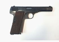 FABRIQUE NATIONALE D'ARMES DE GUERRE HERSTAL BELGIQUE !Sammlerstück! Halbautomatische Pistole FN - 7.65mmBrowning - Beutewaffe
