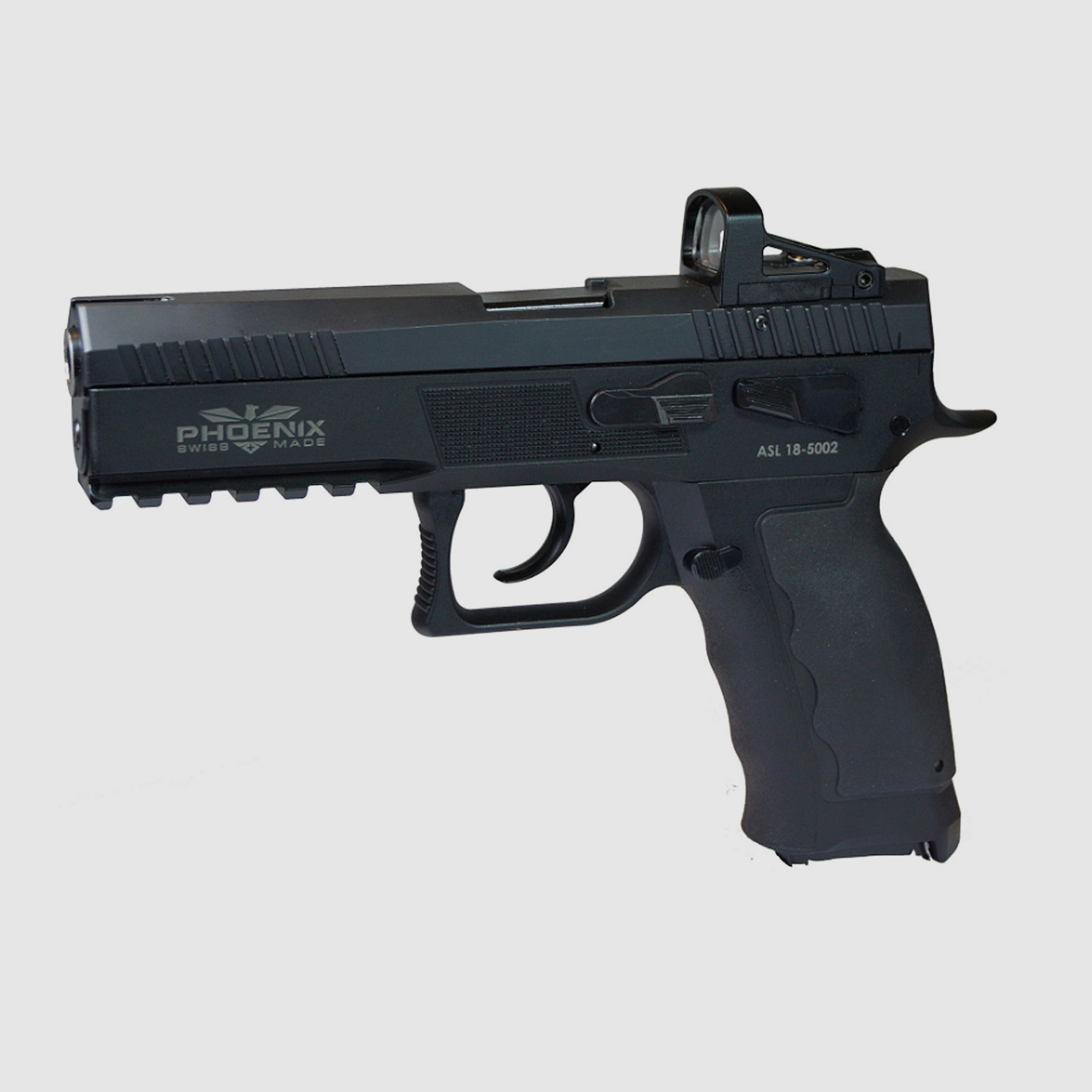 PHOENIX SwissMade Pistole Mod. Redback SHIELD -5' 9mmLuger