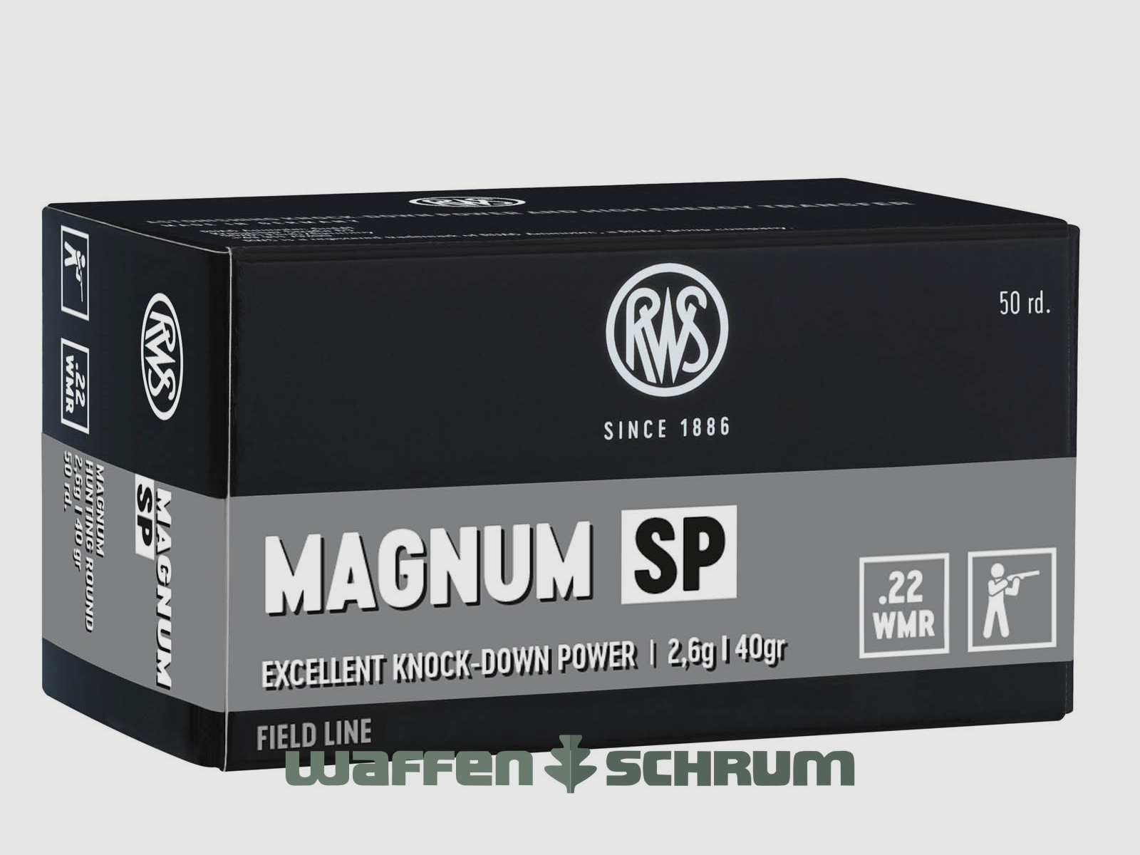 RWS .22WinMag Magnum SP 2,6g - 40gr