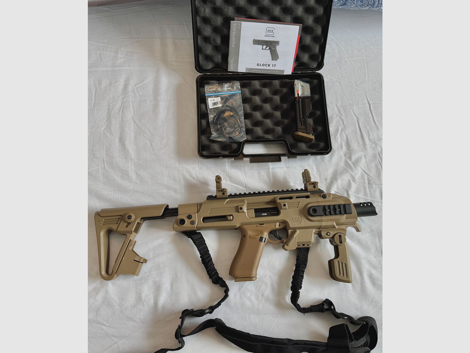 Umarex Glock 17 Gen5 T4E kal. 0.43 Carbin w FDE (Flat Dark Earth) -- Rarytas --