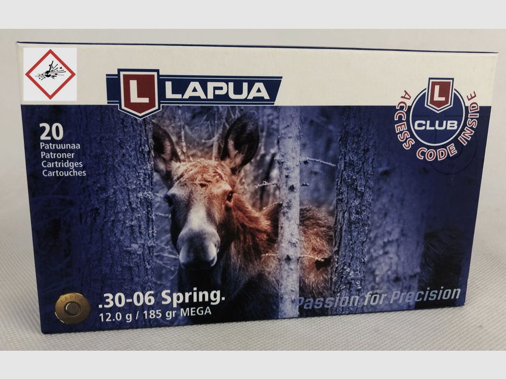 Lapua Büchsenpatrone .30-06 185grs