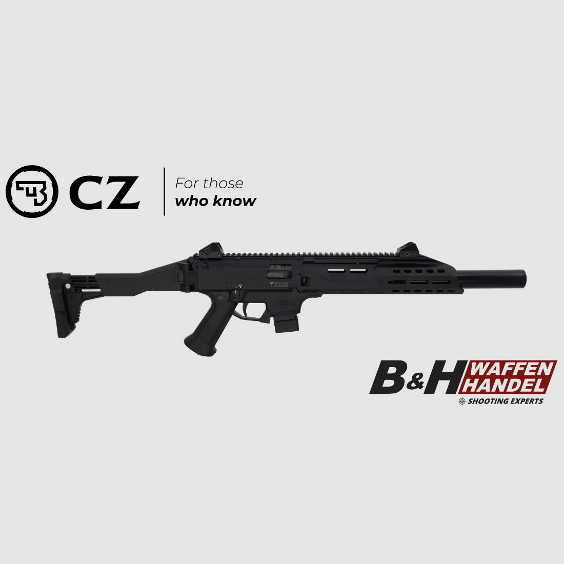  CZ Scorpion Evo 3 S1 Carabina Finto Silenziatore incluso 10 colpi Caricatore