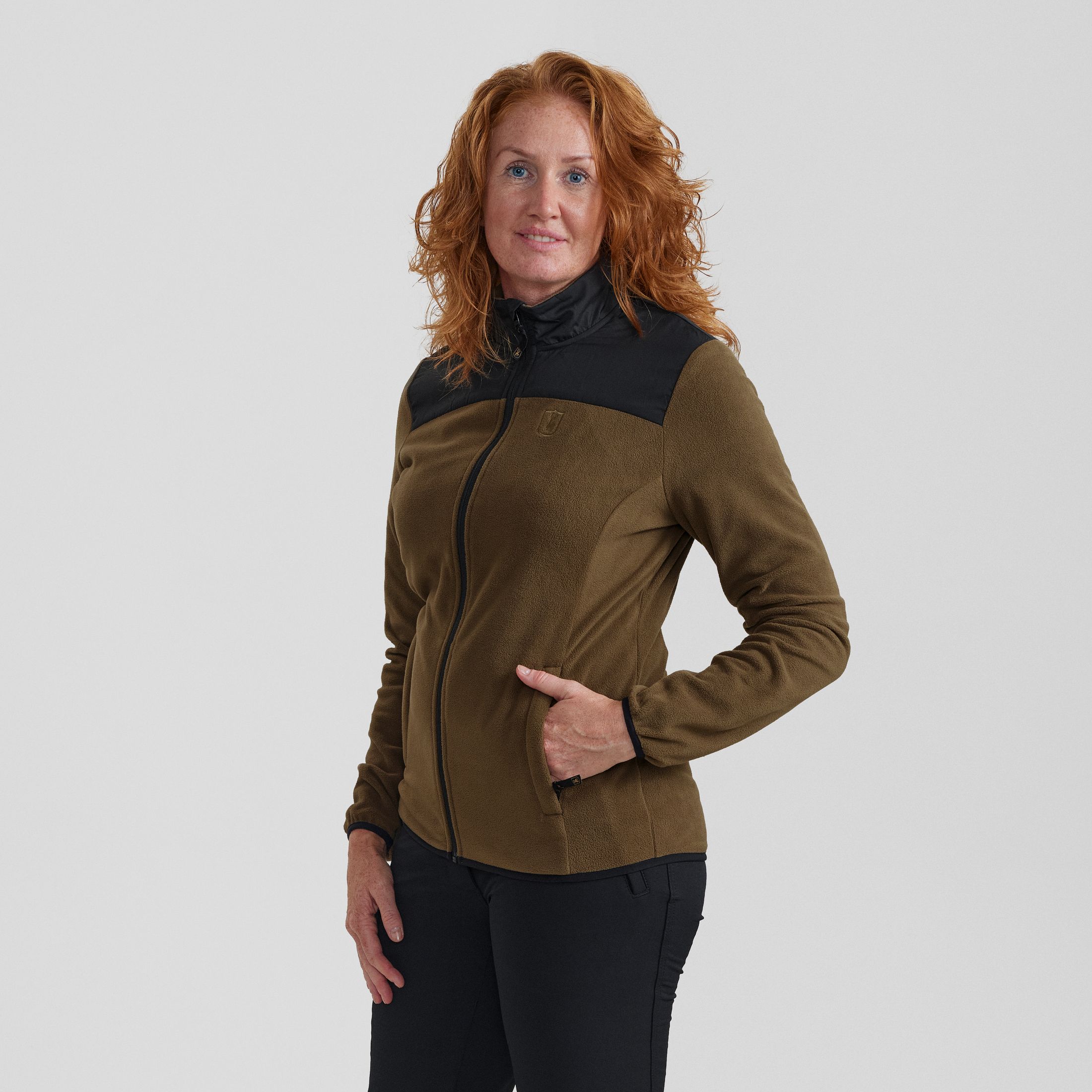 Lady Northward Fleecejacke - Hickory – Kleidergröße Damen: 44