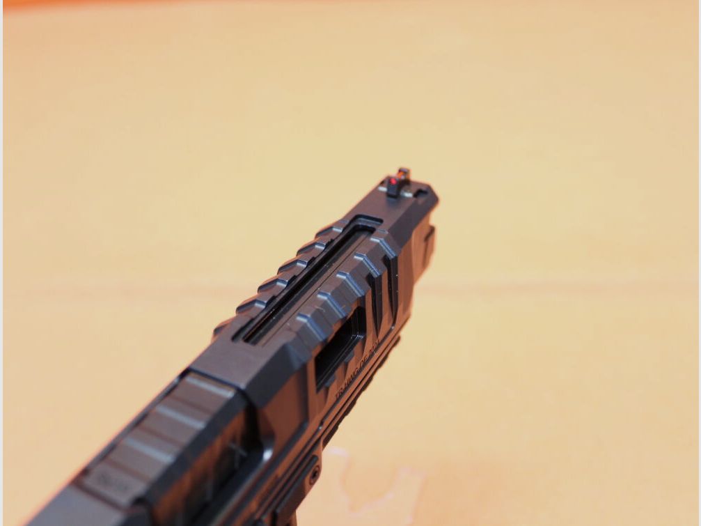 CANIK Ha.Pistolet 9mmLuger CANIK TP9 SFx RIVAL-S Noir 127mm Canon, Glissière Optic-Ready pour Red Dot Sight