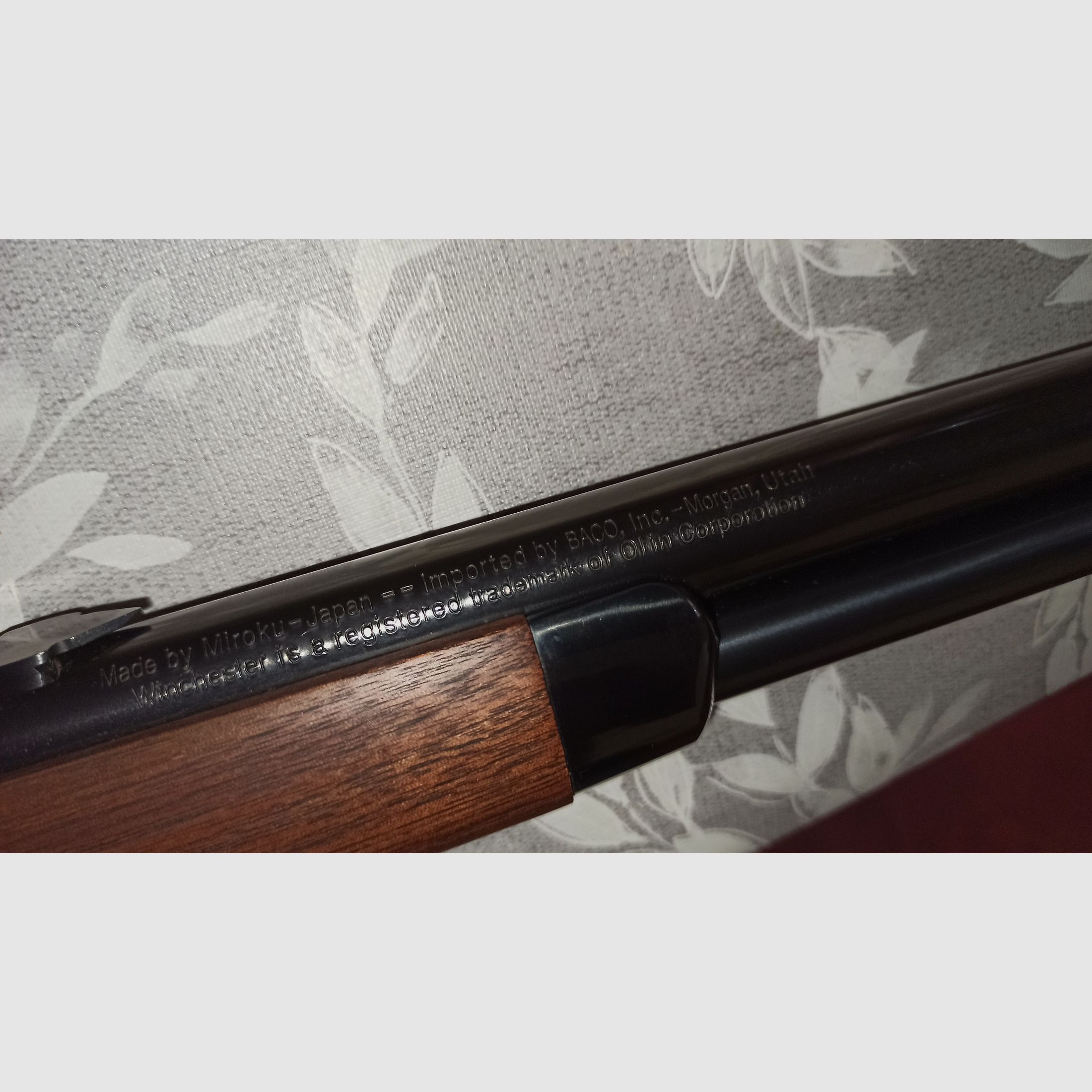 WINCHESTER 1894 TD TAKEDOWN lever-action rifle caliber .450 Marlin collector's firearm safe queen