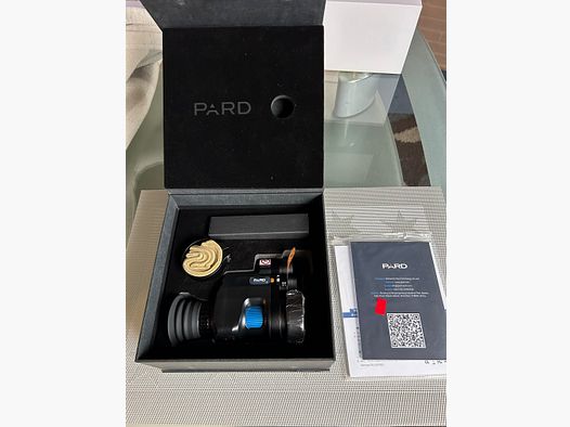 PARD NV007V2 940 nm night vision clip-on – like new – invoice 14.07.2026 – original packaging